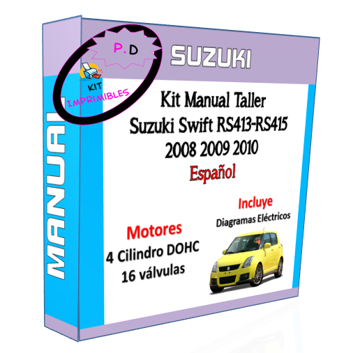 Workshop Manual Suzuki Swift Rs413-rs415 2008 2009 2010
