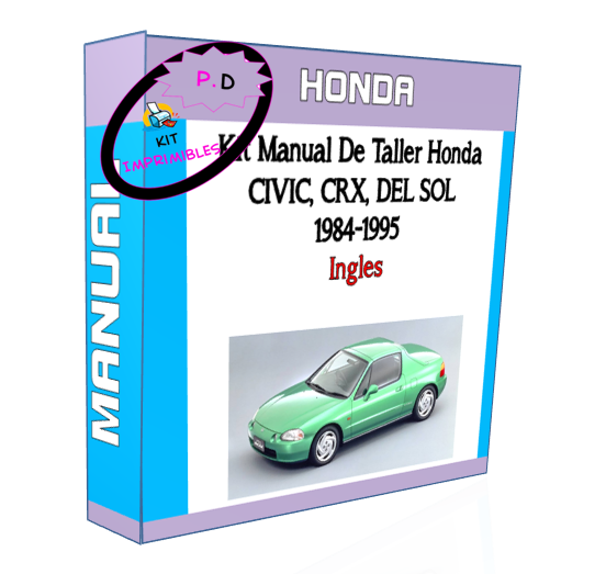 Manual De Taller Honda Civic, Crx, Del Sol 1984-1995