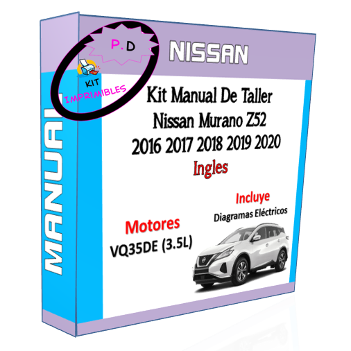 Manual De Taller Nissan Murano Z52 2016 2017 2018 2019 2020