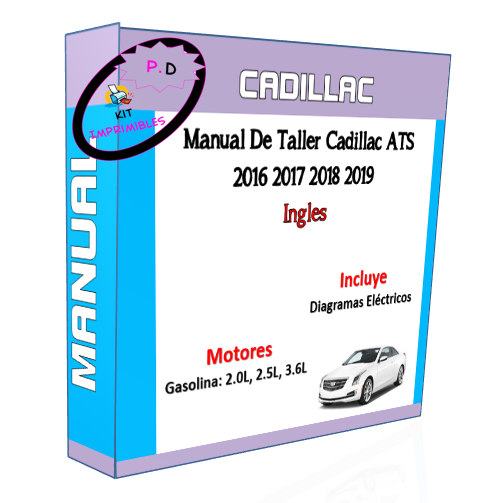 Manual De Taller Cadillac ATS 2016 2017 2018 2019 Ingles