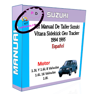 Manual Taller Suzuki Vitara Sidekick Geo Tracker 1994 1995