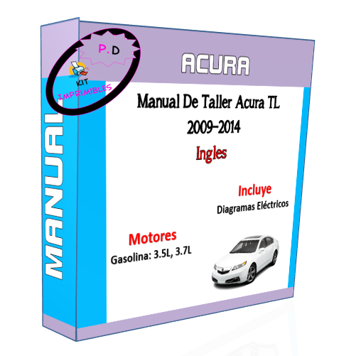 Manual De Taller Acura TL 2009–2014 Ingles