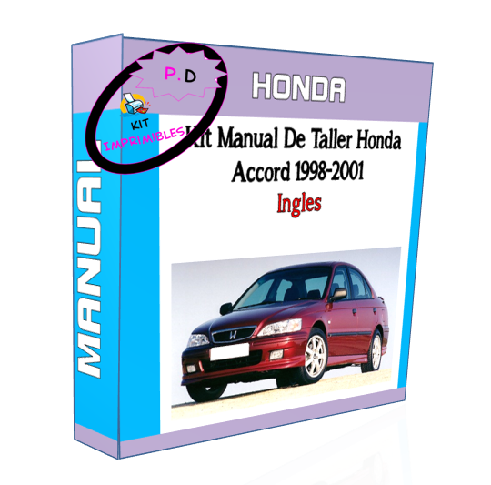 Manual De Taller Honda Accord 1998-2001 Ingles