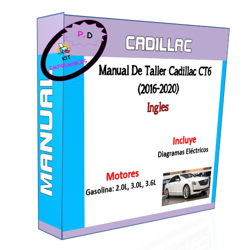 Manual De Taller Cadillac CT6 (2016-2020) Ingles