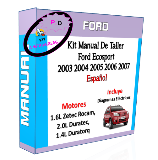 Manual De Taller Ford Ecosport 2003 2004 2005 2006 2007