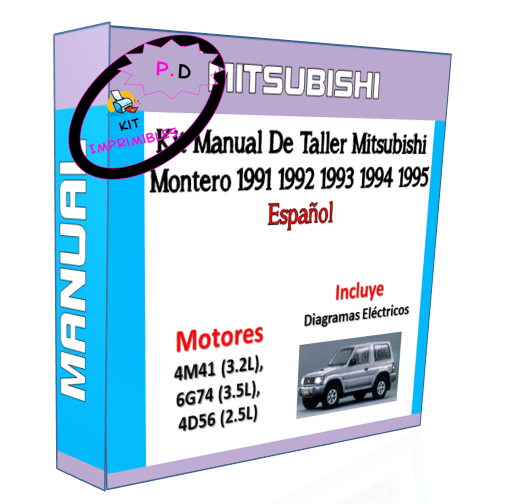 Manual De Taller Mitsubishi Montero 1991 1992 1993 1994 1995