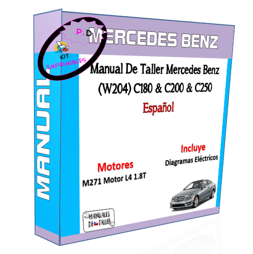 Manual De Taller Mercedes Benz (W204) C180 & C200 & C250 En Español