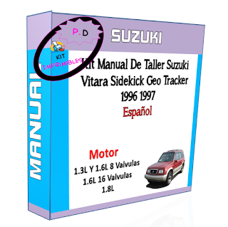 Manual Taller Suzuki Vitara Sidekick Geo Tracker 1996 1997
