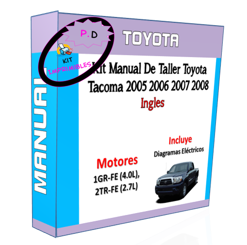 Manual De Taller Toyota Tacoma 2005 2006 2007 2008