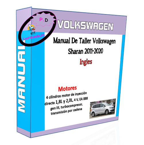 Manual De Taller Volkswagen Sharan 2011-2020 Ingles