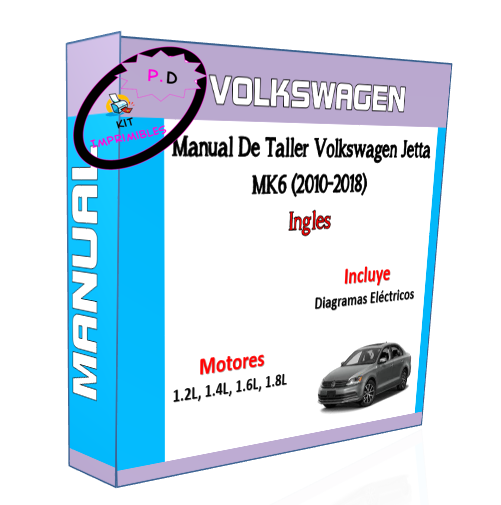 Manual De Taller Volkswagen Jetta MK6 (2010-2018) Ingles