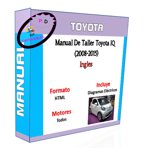 Manual De Taller Toyota IQ (2008-2015) Ingles