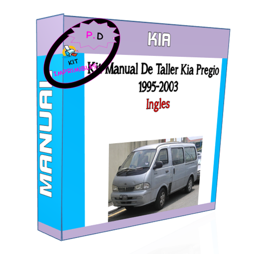 Manual De Taller Kia Pregio 1995-2003 Ingles