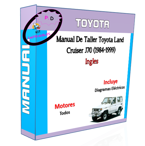 Manual De Taller Toyota Land Cruiser J70 (1984-1999) Ingles