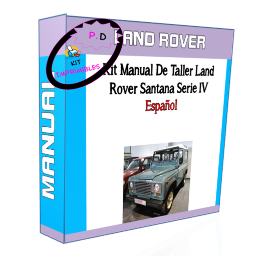 Manual De Taller Land Rover Santana Serie IV Español