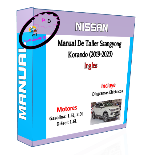 Manual De Taller Ssangyong Korando (2019-2023) Ingles