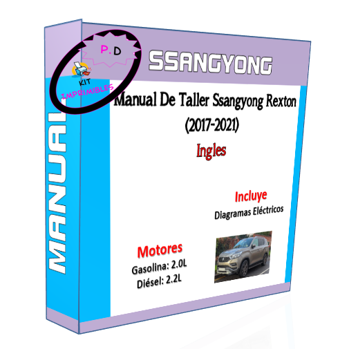 Manual De Taller Ssangyong Rexton (2017-2021) Ingles