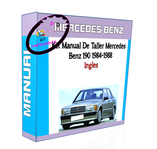 Manual De Taller Mercedes Benz 190 1984-1988 Ingles