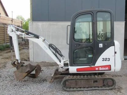 Manual de piezas de miniexcavadora Bobcat 323 224511001 y superiores 562411001 y superiores