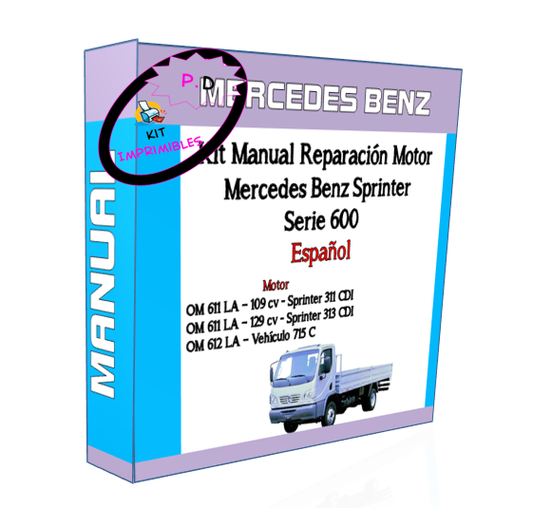 Manual Reparación Motor Mercedes Benz Sprinter Serie 600 Español
