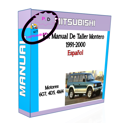 Manual De Taller Mitsubishi Montero 1991-2000 Español