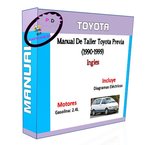 Manual De Taller Toyota Previa (1990-1999) Ingles