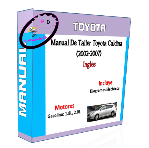 Manual De Taller Toyota Caldina (2002-2007) Ingles