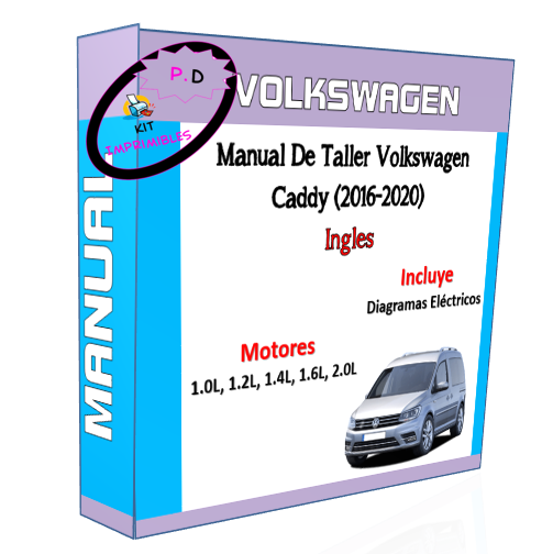 Manual De Taller Volkswagen Caddy (2016-2020) Inglés