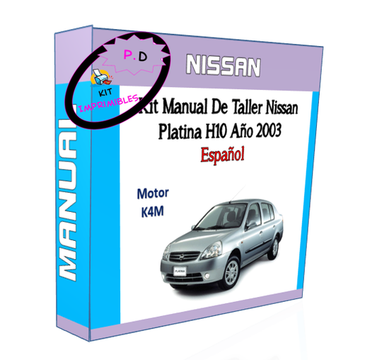 Manual De Taller Nissan Platina H10 Año 2003 Español