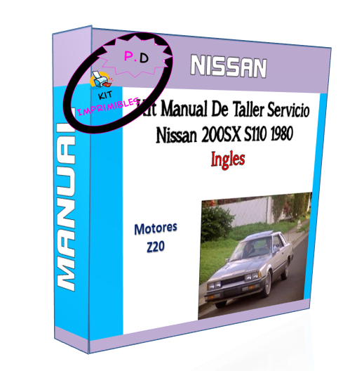 Manual De Taller Servicio Nissan 200sx S110 1980 Ingles