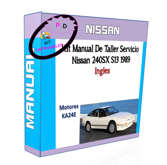 Manual De Taller Servicio Nissan 240sx S13 1989 Ingles