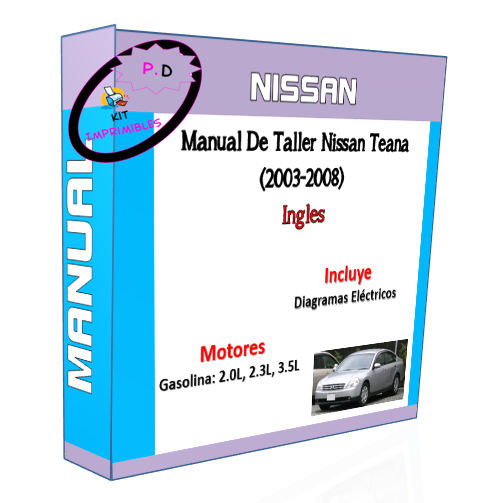 Manual De Taller Nissan Teana (2003-2008) Ingles