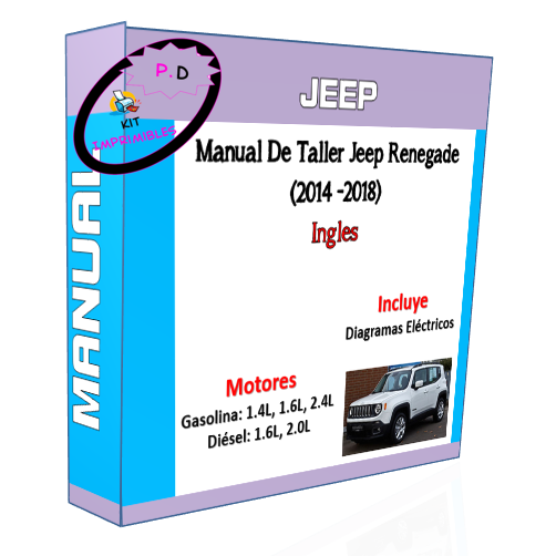 Manual De Taller Jeep Renegade (2014 -2018) Ingles