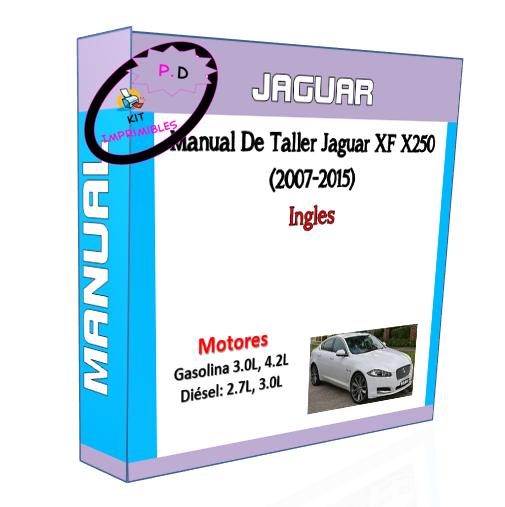 Manual De Taller Jaguar XF X250 (2007-2015) Ingles