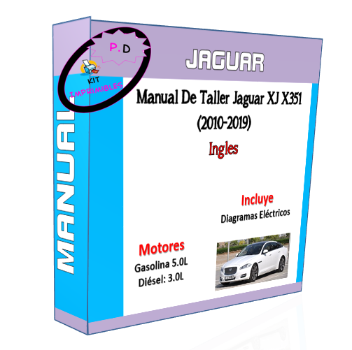 Manual De Taller Jaguar XJ X351 (2010-2019) Ingles