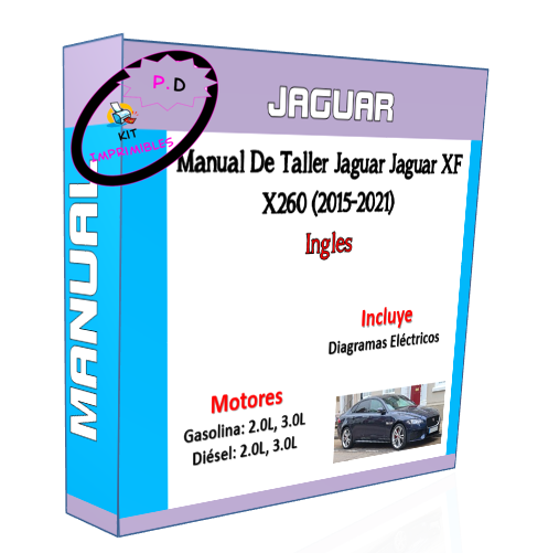 Manual De Taller Jaguar Jaguar XF X260 (2015-2021) Ingles