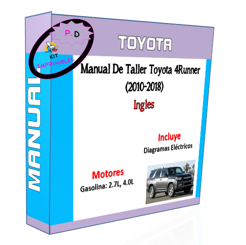 Manual De Taller Toyota 4Runner (2010-2018) Ingles