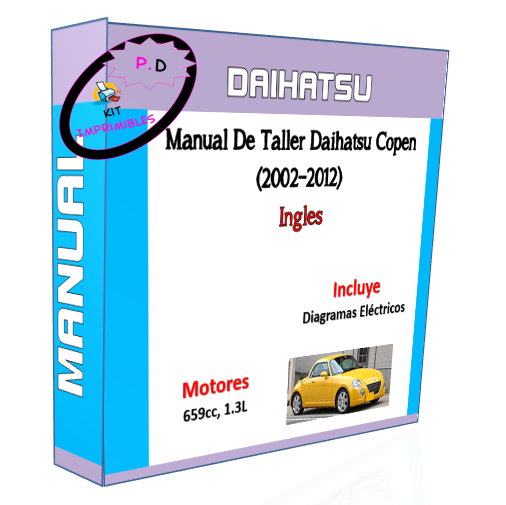 Manual De Taller Daihatsu Copen (2002–2012) Ingles