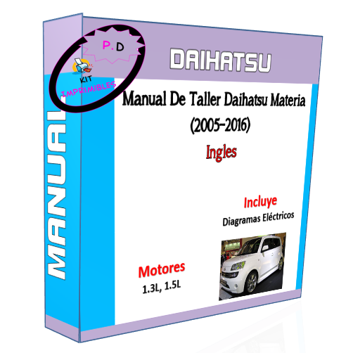 Manual De Taller Daihatsu Materia (2005–2016) Ingles