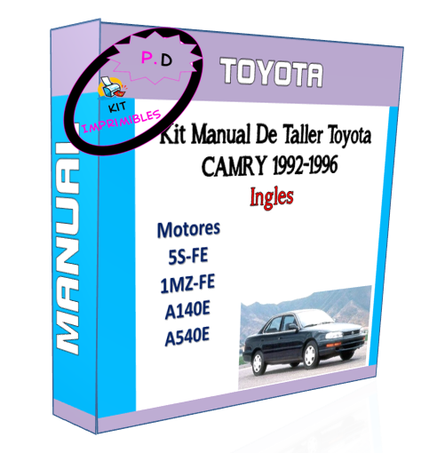 Manual De Taller Toyota Camry 1992-1996 Ingles