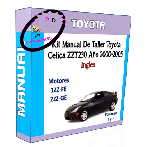 Manual De Taller Toyota Celica Zzt230 Año 2000-2005