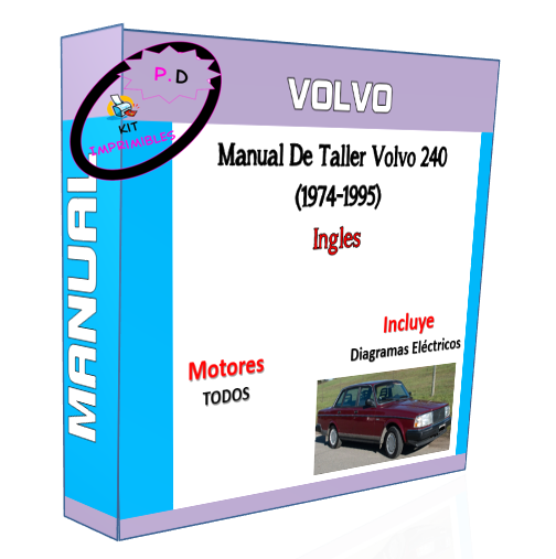 Manual De Taller Volvo 240 (1974-1995) Ingles