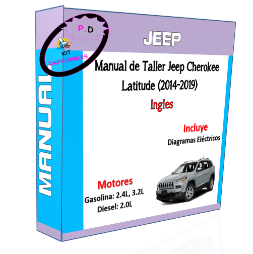 Manual de Taller Jeep Cherokee Latitude (2014-2019) Inglés