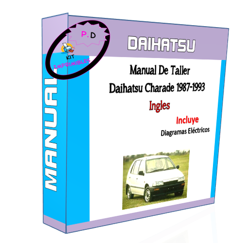 Manual De Taller Daihatsu Charade 1987-1993 Ingles