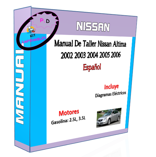 Manual De Taller Nissan Altima 2002 2003 2004 2005 2006 Esp.