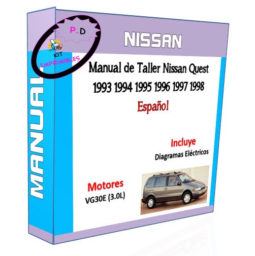 Manual de Taller Nissan Quest 1993 1994 1995 1996 1997 1998 Español