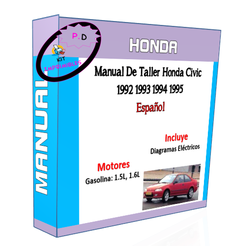 Manual De Taller Honda Civic 1992 1993 1994 1995 En Español