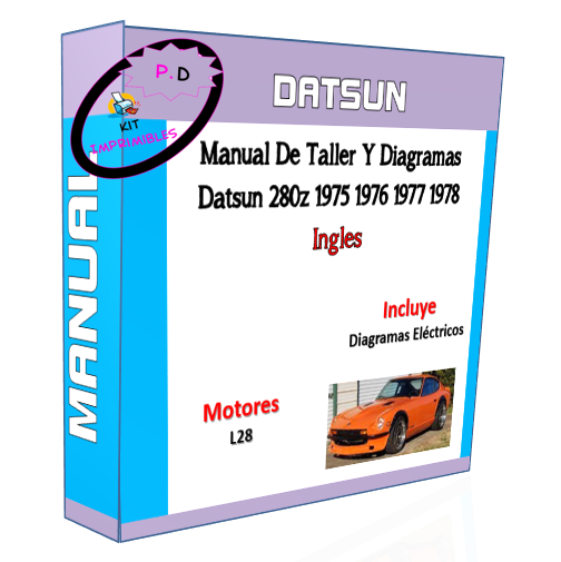 Manual De Taller Y Diagramas Datsun 280z 1975 1976 1977 1978