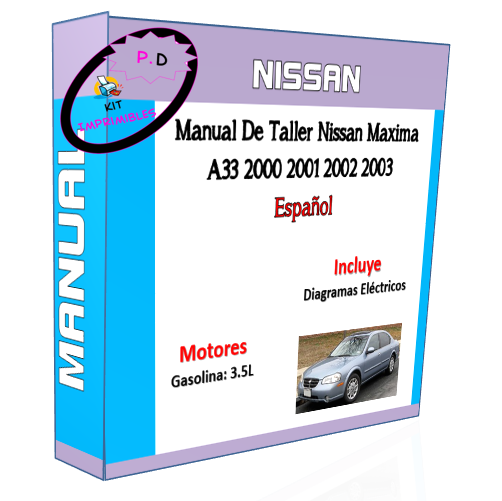 Manual De Taller Nissan Maxima A33 2000 2001 2002 2003 Esp.