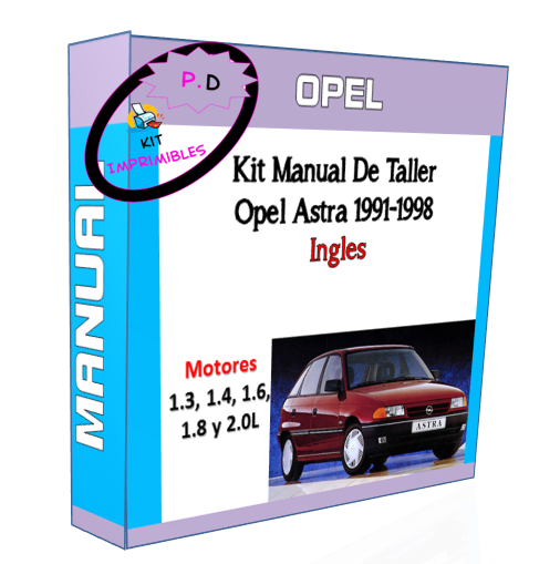 Manual De Taller Opel Astra 1991-1998 Ingles